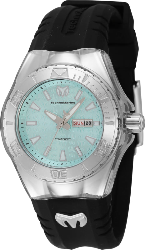 Cruise Monogram 37mm / Turquoise / Black | turquoise Dial