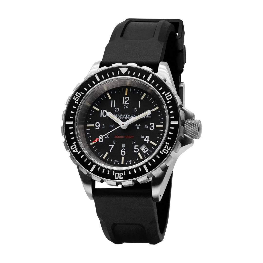Dive SS/BKSS 3PC RUBBER (WW194007SS-0030) | Black Dial