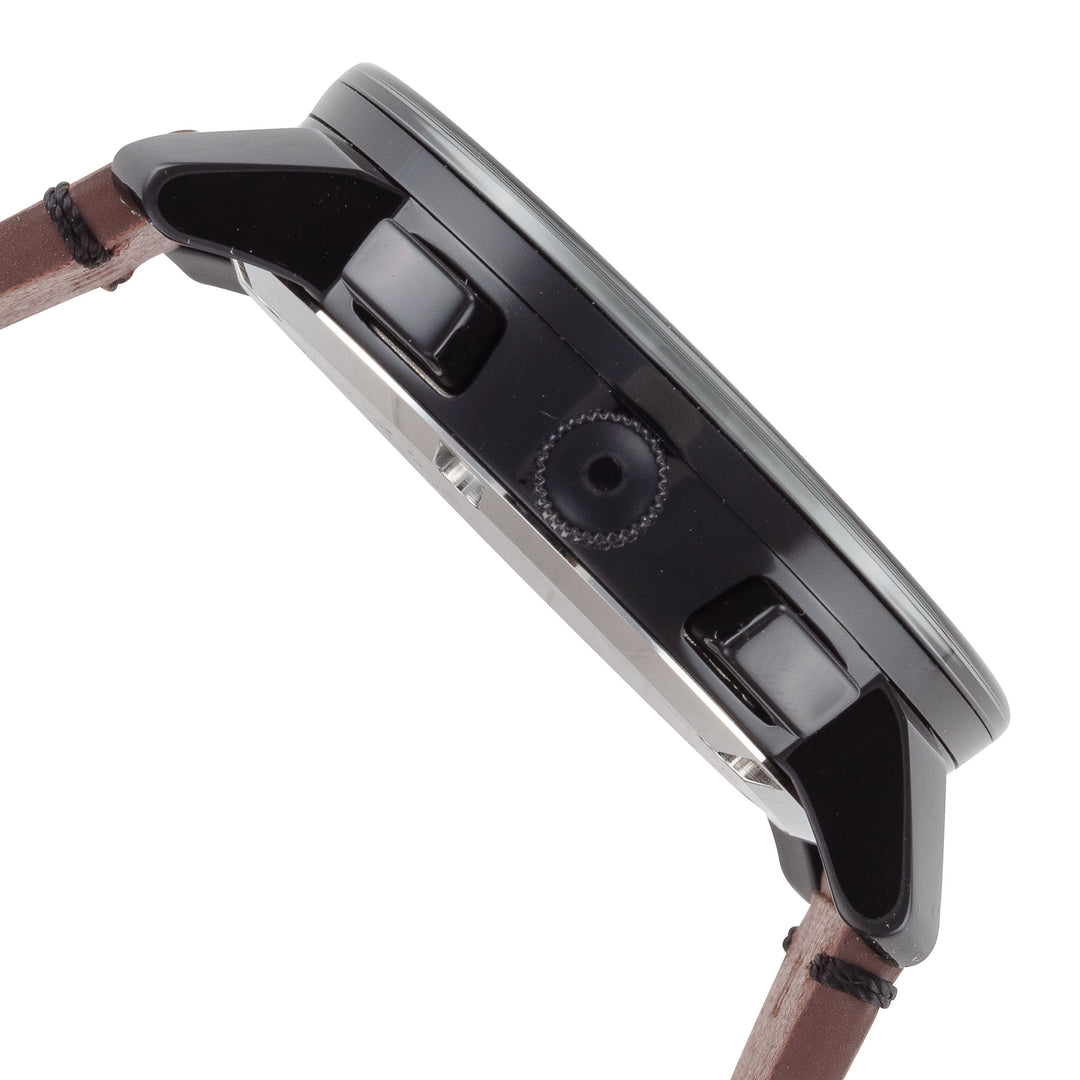 Bold 44mm / Black / Brown | Black Dial