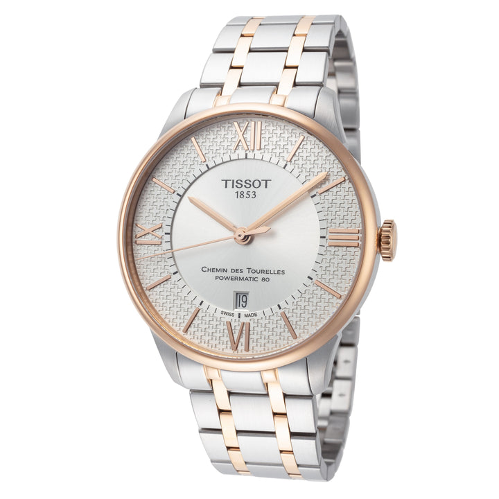 Chemin des Tourelles 42.9mm / Silver / Silver and Rose Gold | Silver Dial