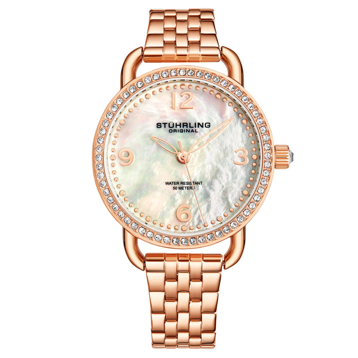 Symphony-3955.5 Rose Gold Stainless Steel | Silver Dial