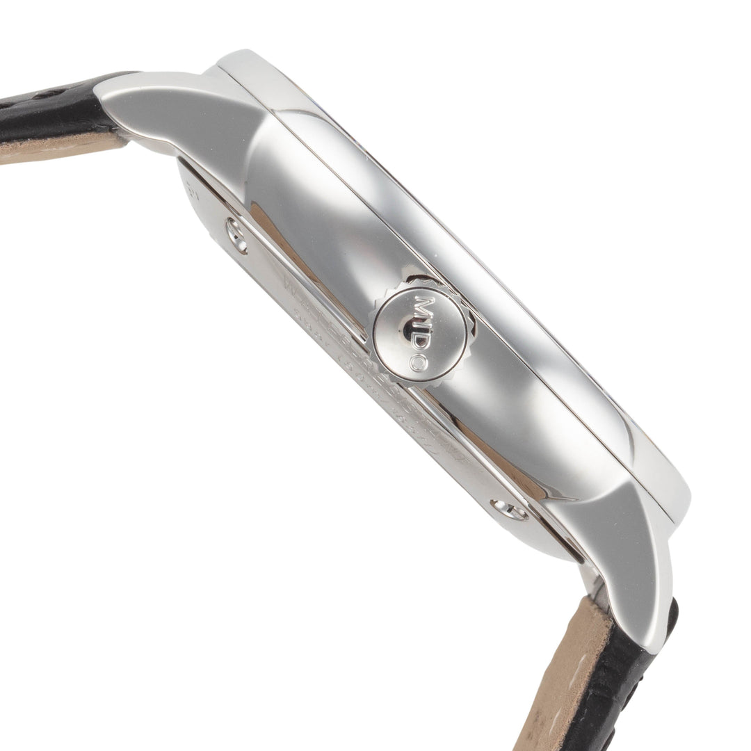 Baroncelli 39 mm / Silver / Black Silver Dial