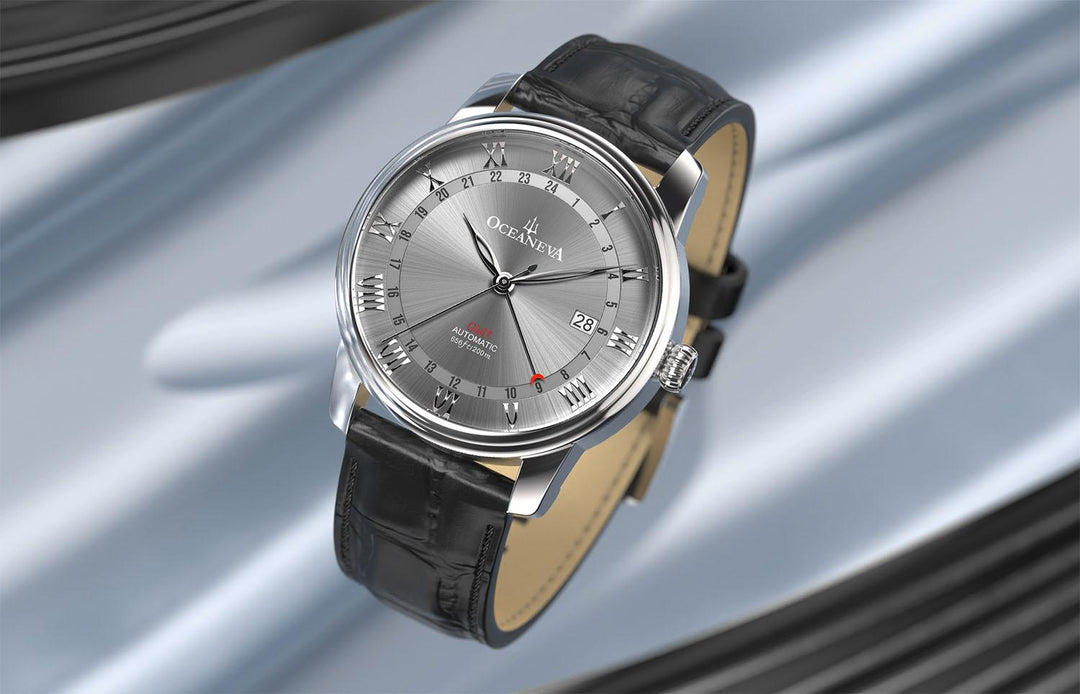 OceanTrek Automatic GMT 200M – Grey Dial