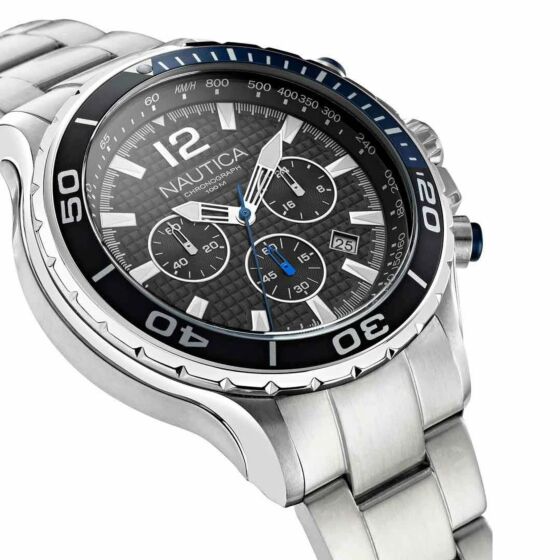 SPORTY Silver / Stainless Steel | Black Dial