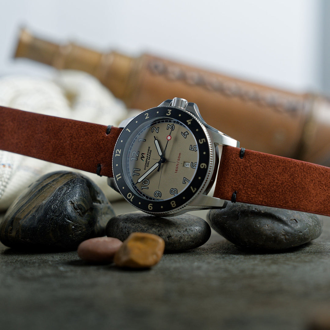 Bandiera Japan Quartz Cream / Leather | Cream Dial