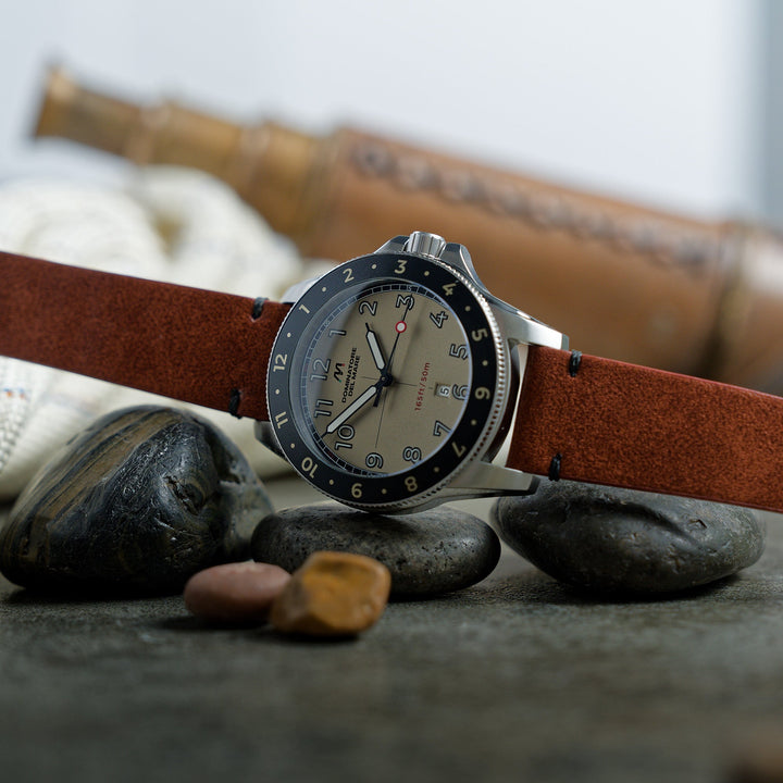 Bandiera Japan Quartz Cream / Leather | Cream Dial
