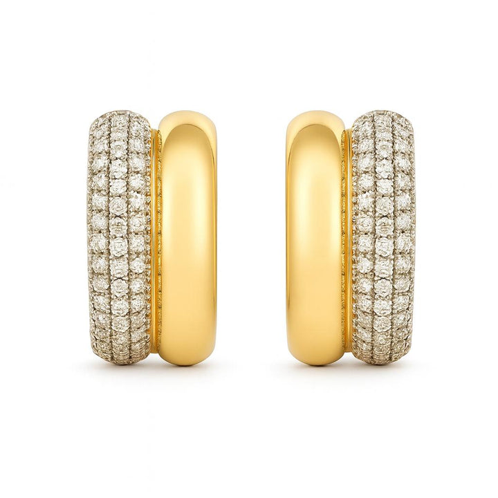 Diamond Pavé Chunky Earrings