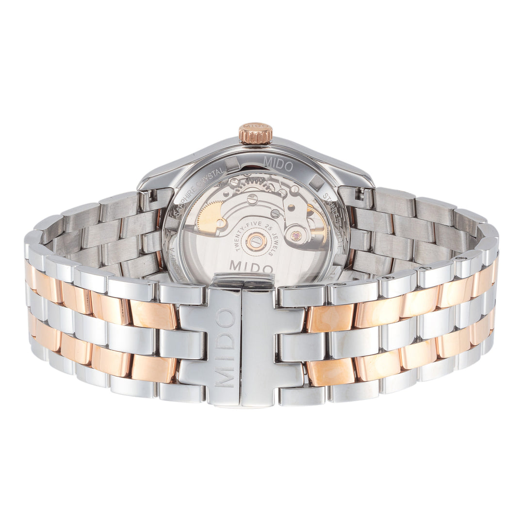 Belluna II 33mm / Mother-of-Pearl / Silver and Rose Gold | Mother-Of-Pearl Dial
