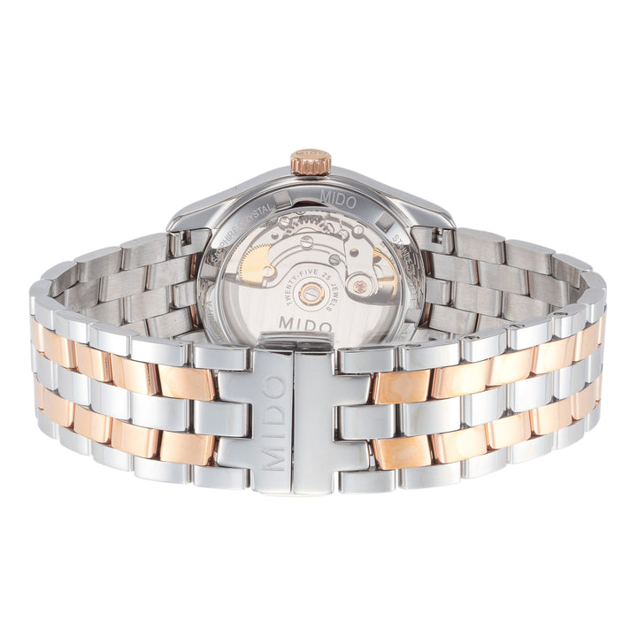 Belluna II 33mm / Mother-of-Pearl / Silver and Rose Gold | Mother-Of-Pearl Dial