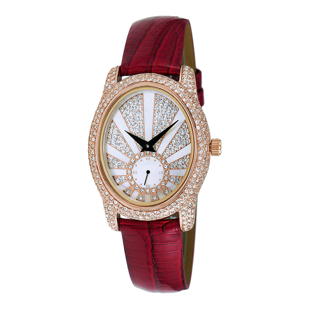 SUNRAY Rosetone/Red | White Dial
