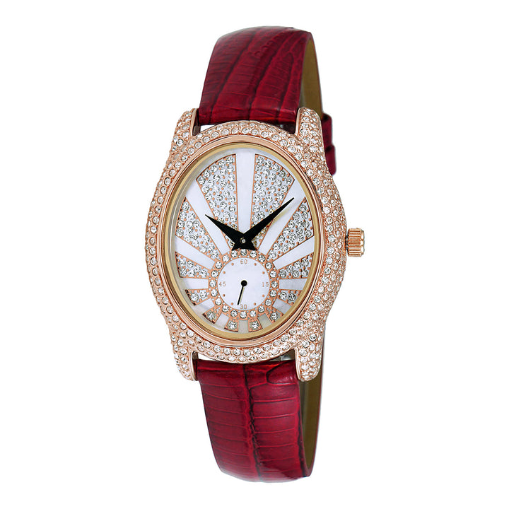 SUNRAY Rosetone/Red | White Dial