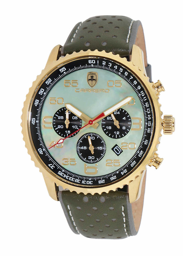 Aureum Goldtone/Green | Green Dial