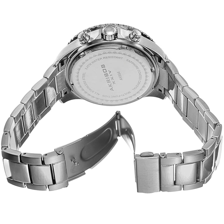 Multifunction Chronograph Silver Tone/Stainless Steel/Stainless Steel | Silver D