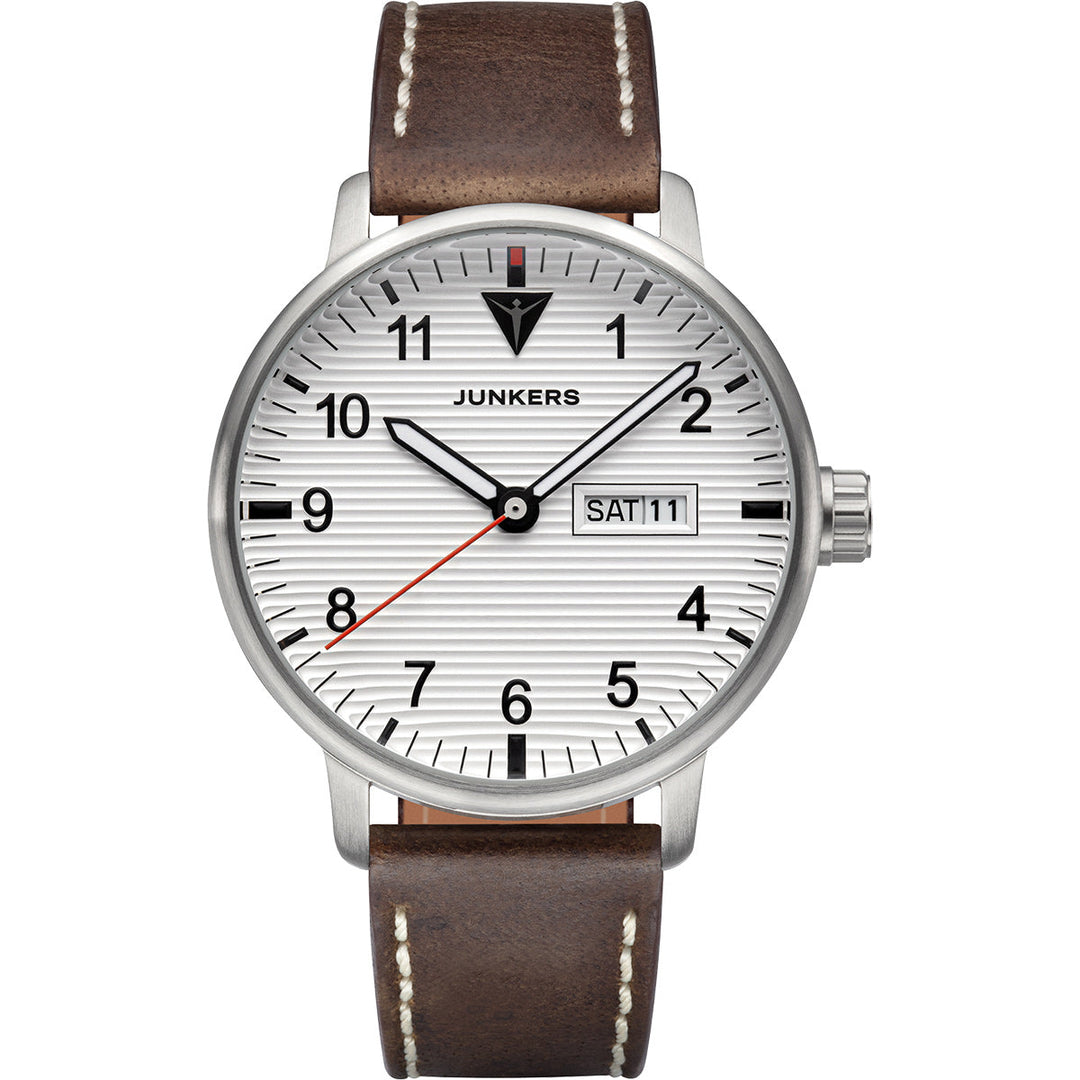 Eurasia Leather / Silver Silver Dial