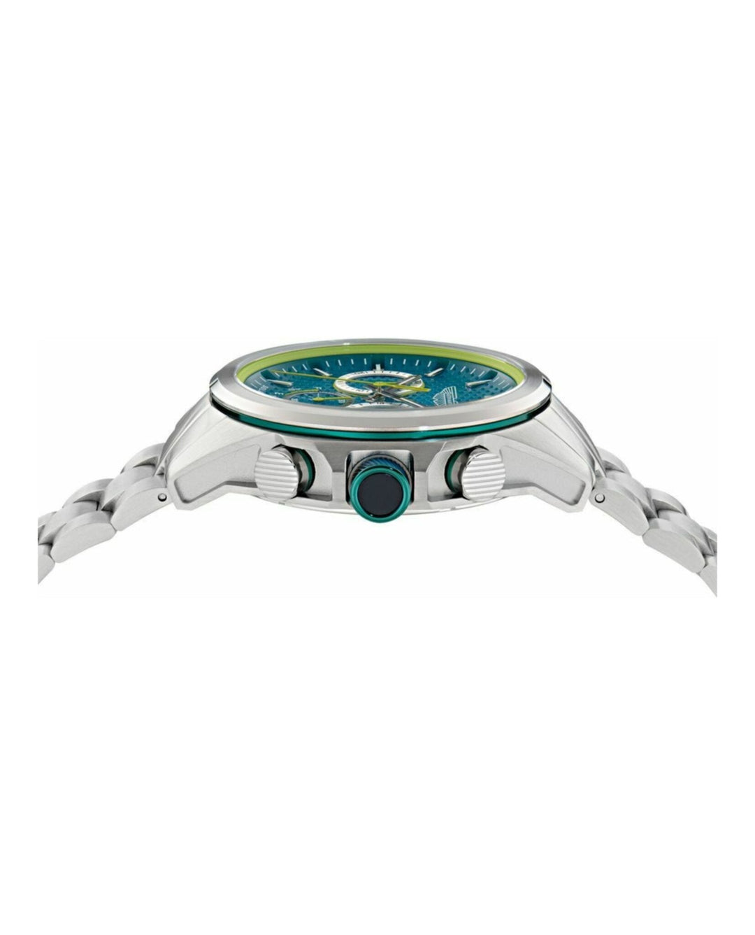HLC Chrono Solar Green Dial Chrono/Stainless Steel Bracelet Green Dial