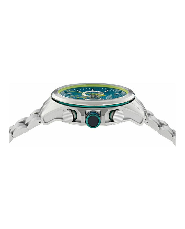 HLC Chrono Solar Green Dial Chrono/Stainless Steel Bracelet Green Dial