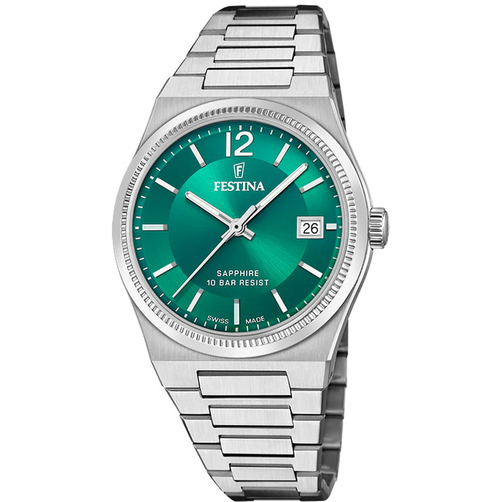 Rive Green / Stainless Steel Green Dial