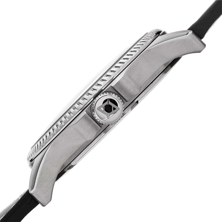 AK833GN-Casual Black/Leather | Black Dial