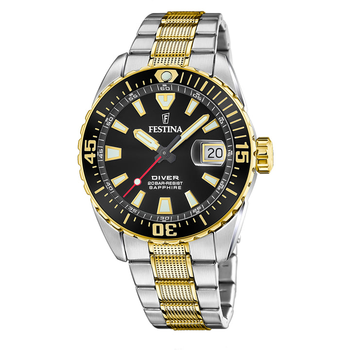 THE ORIGINALS/DIVER Black / Stainless Steel Black Dial