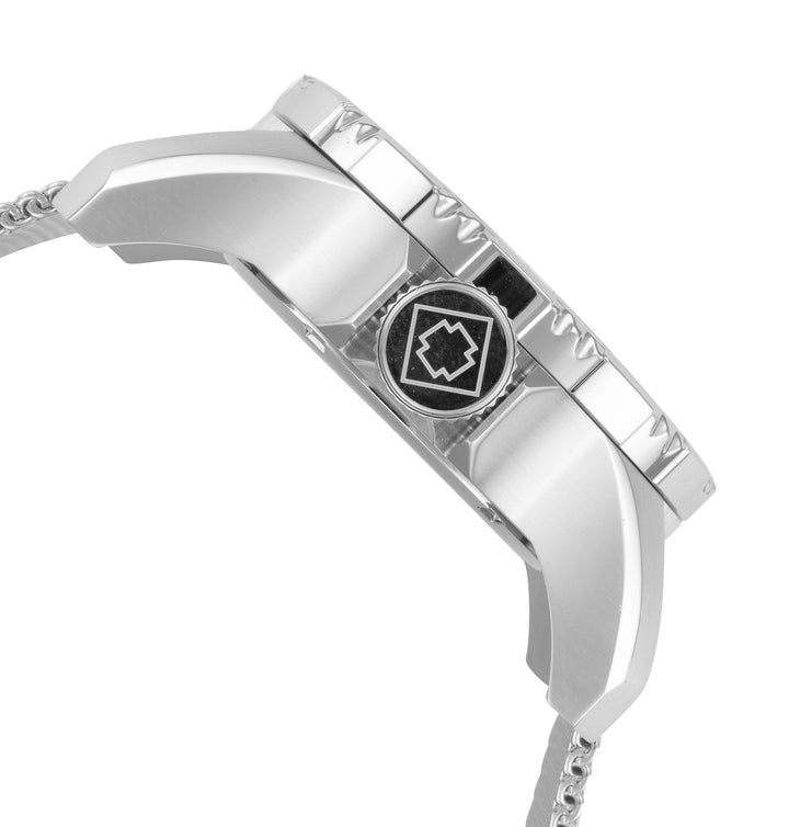Vintage 50mm / Black / Silver | Black Dial