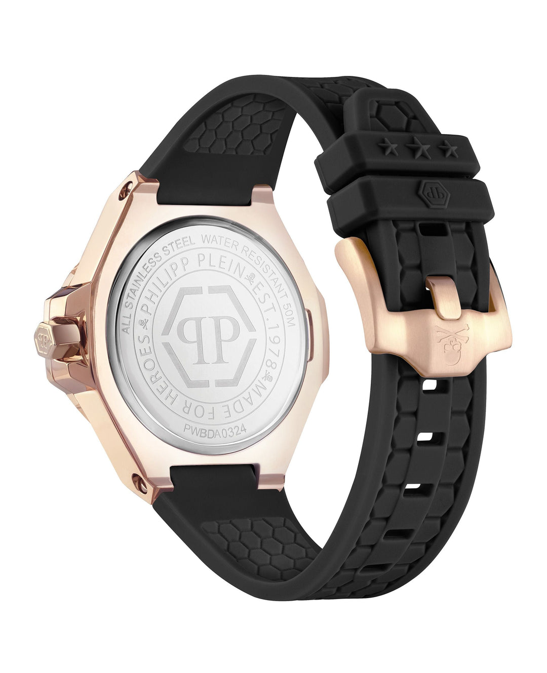 PLEIN ROYAL 39MM Black / Silicone Black Dial