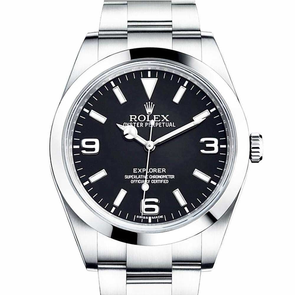 Explorer Black | BLACK INDEX Dial