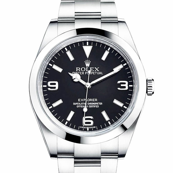Explorer Black | BLACK INDEX Dial