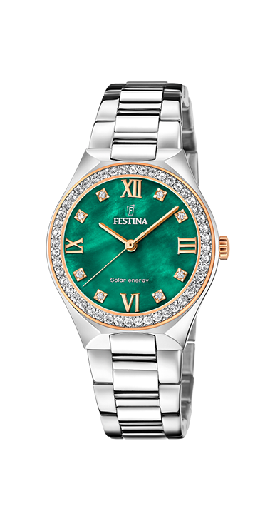 Solar Energy Green / Stainless Steel | Green Dial