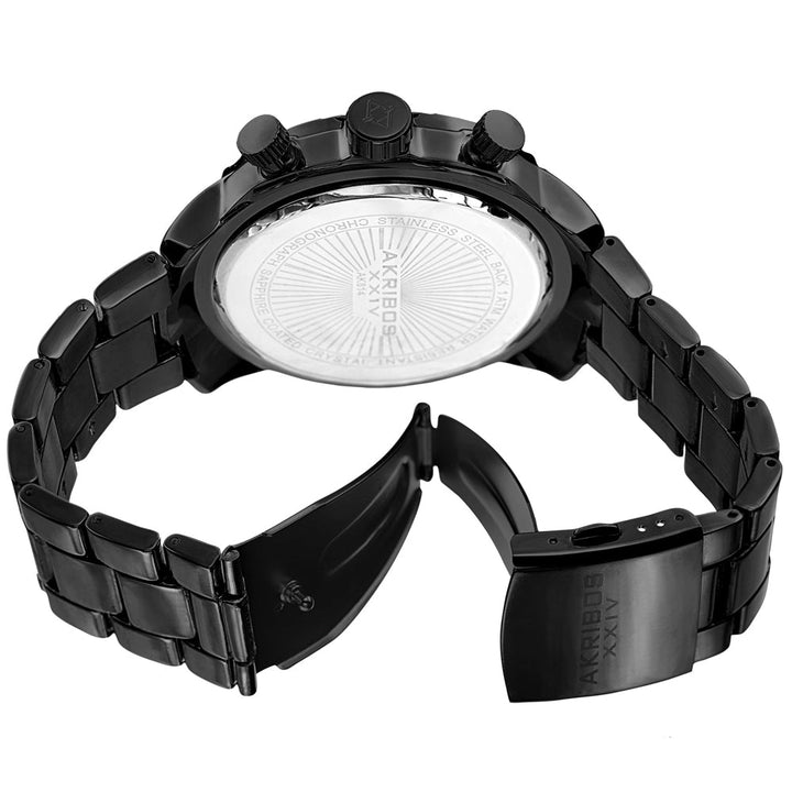 AK814BK-Casual Black/Alloy | Black Dial