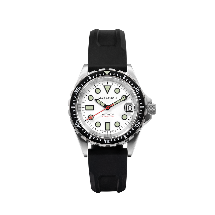 36mm OSAR-D ARCTIC EDITION 36mm Arctic Original SAR w/ Date on 3-Piece Rubber St