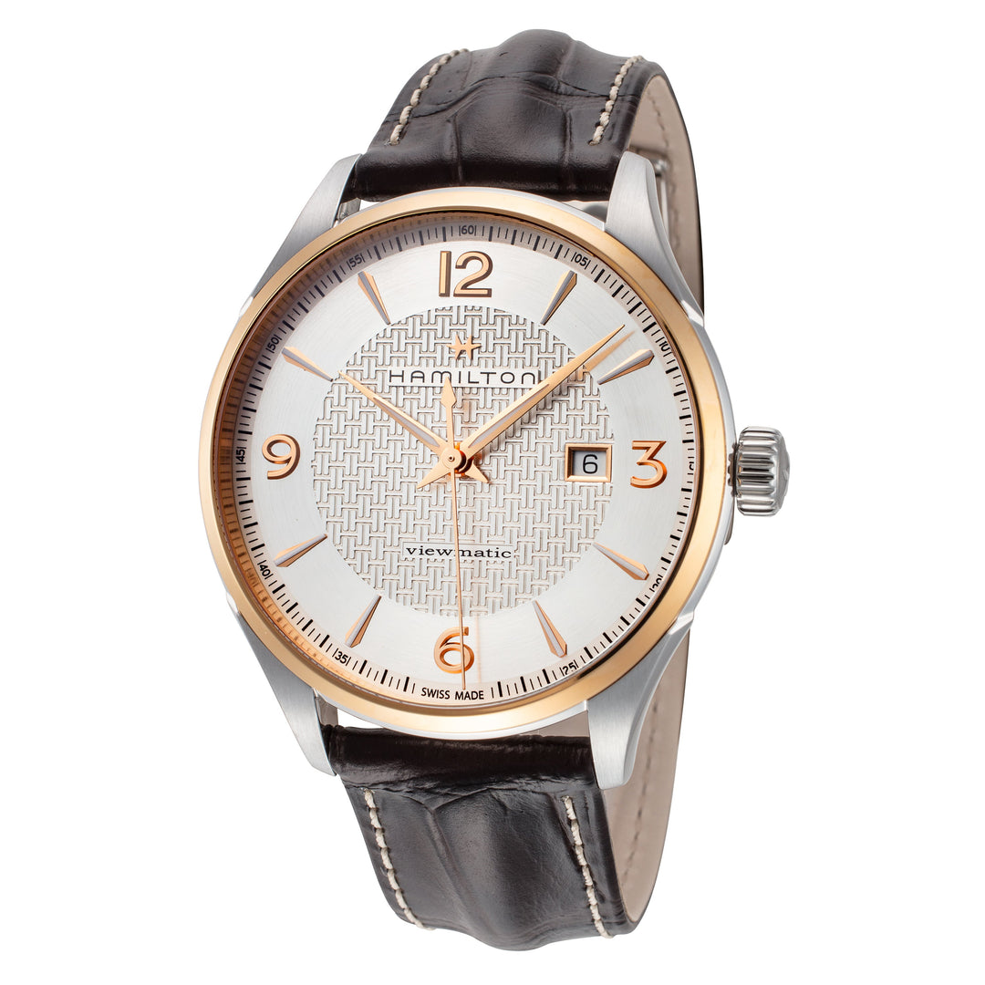 Jazzmaster 44mm / Silver / Brown | Silver Dial