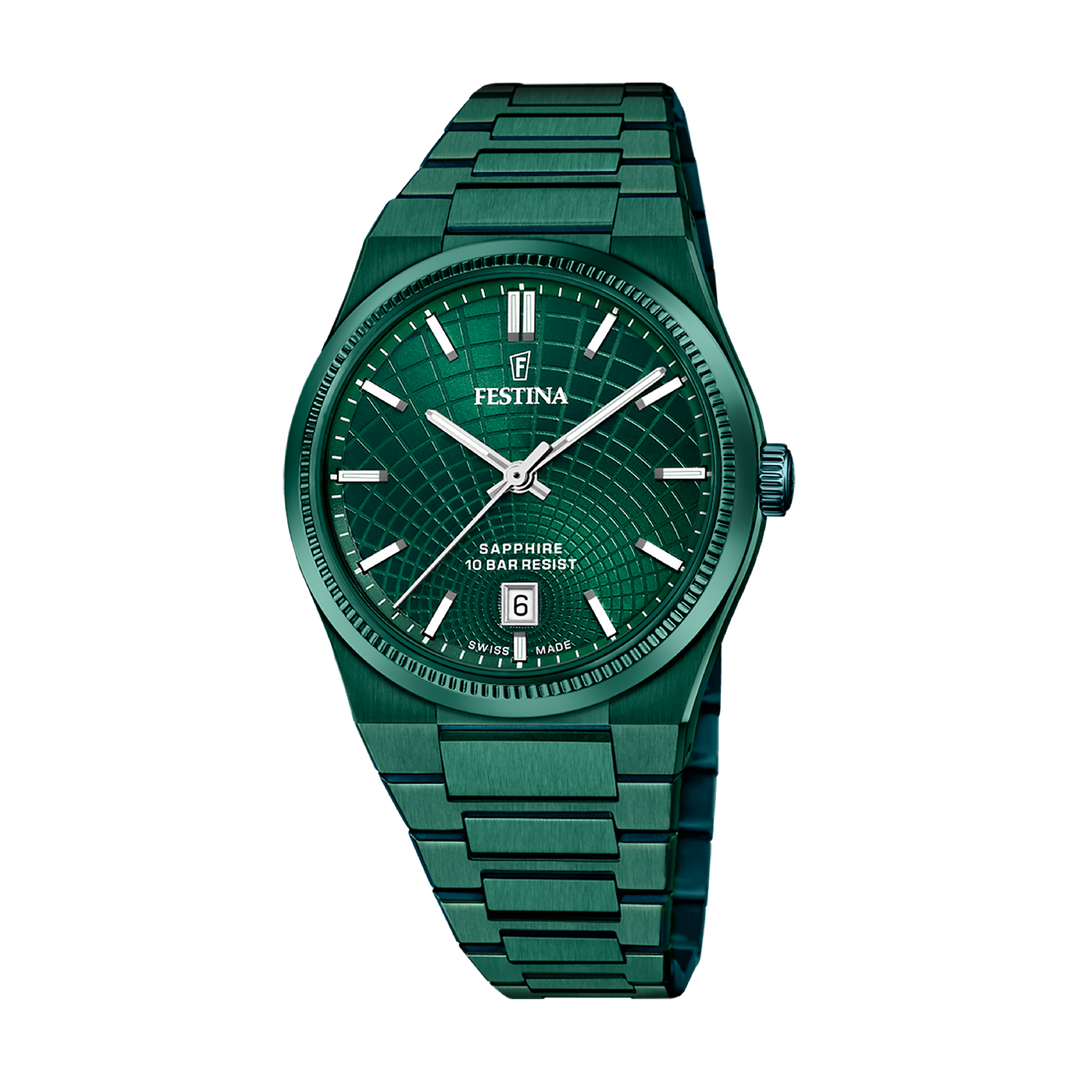 Rive Green / Stainless Steel Green Dial