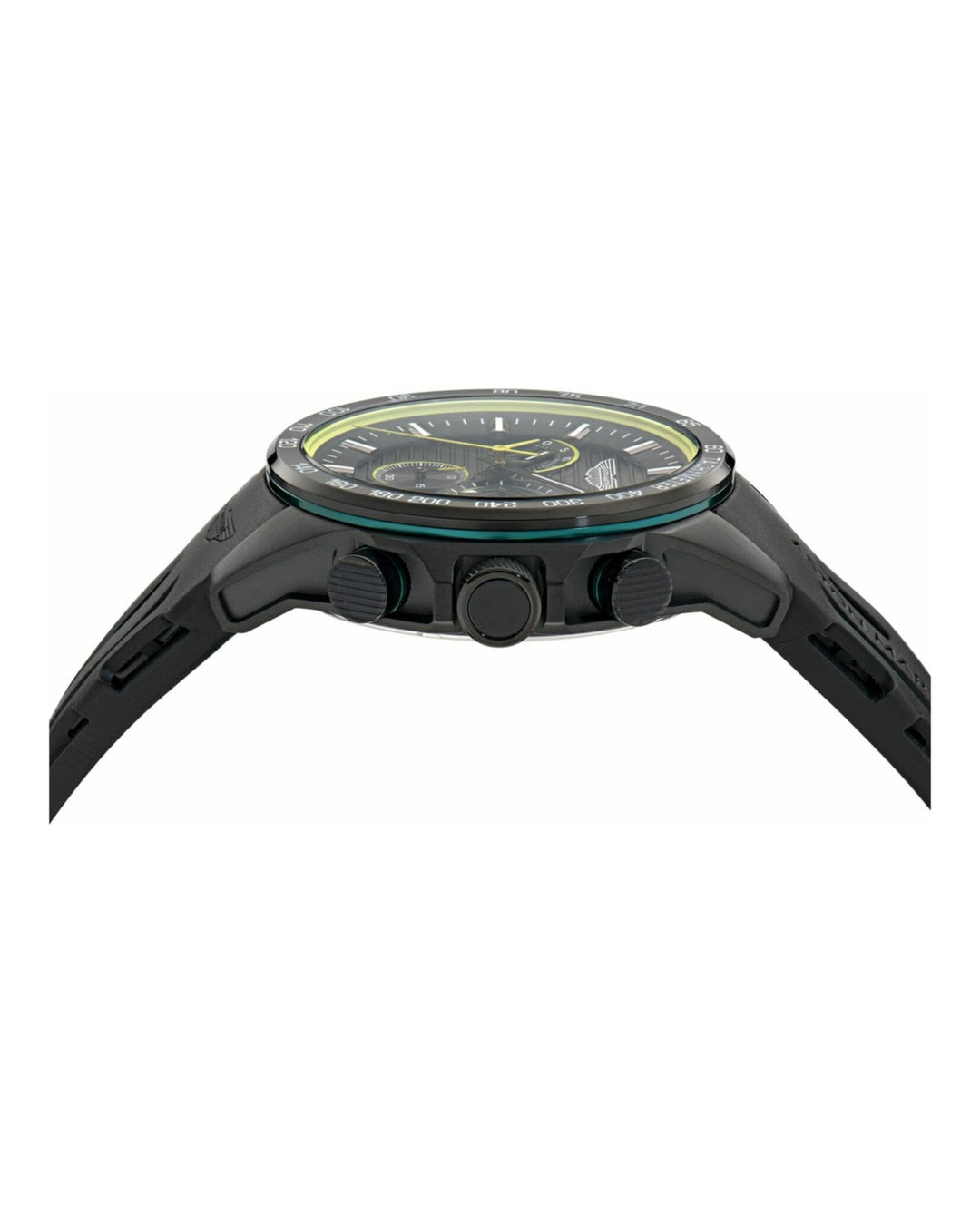 HLC Black IP/Black Silicone Strap Black Dial