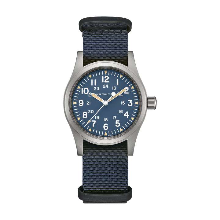 KHAKI FIELD Blue / Fabric Blue Dial