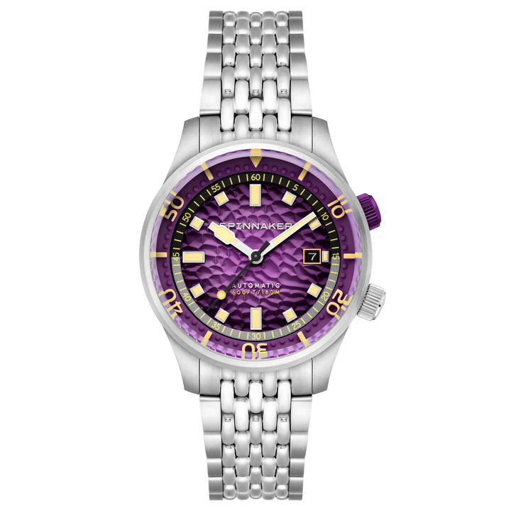 Spinnaker Bradner Automatic Purple  / Stainless Steel Purple Dial