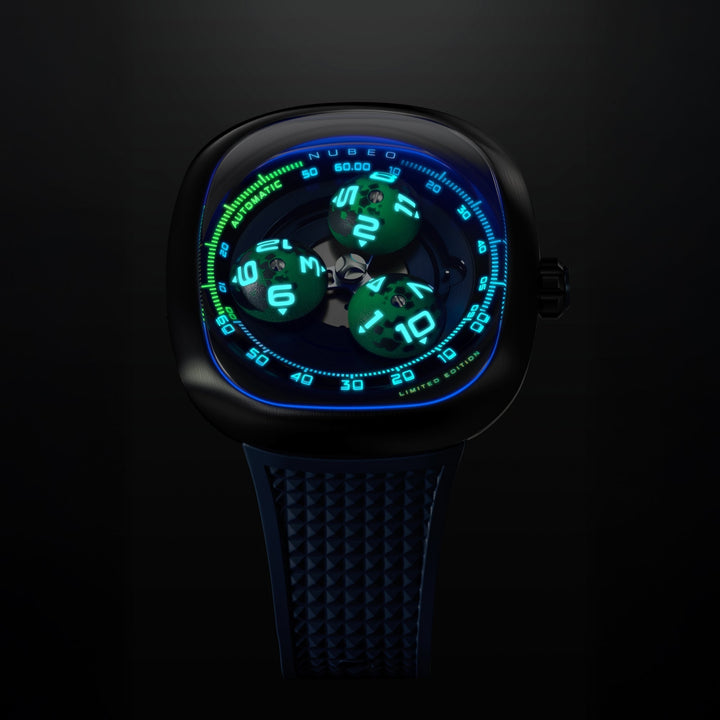 Tri-star Orbit Automatic Limited Edition Blue / Rubber | Blue Dial
