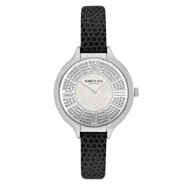 Classic 33 mm / White / Black White Dial