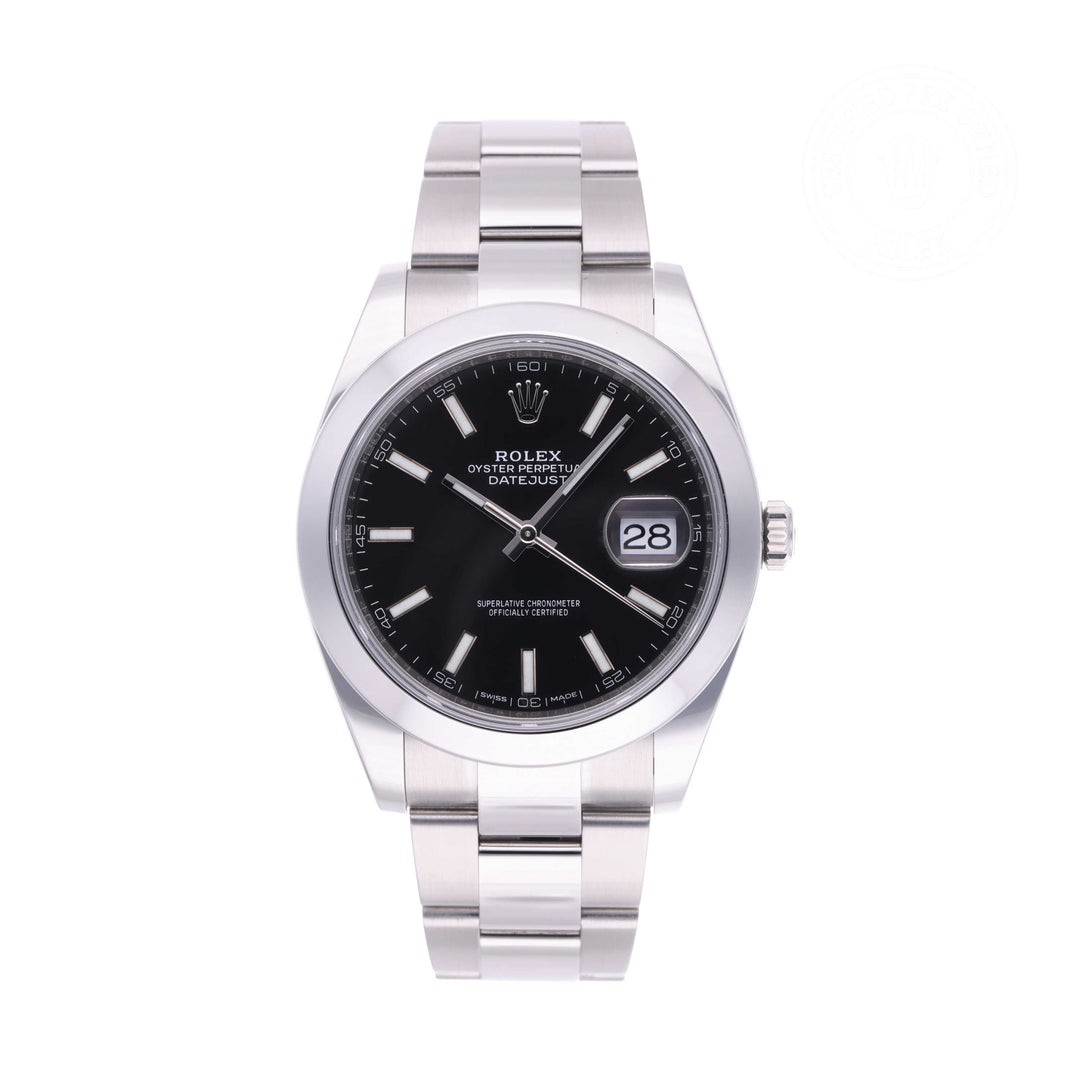 Pre-Owned Rolex Oystersteel Datejust 41mm-Ref. 126300
