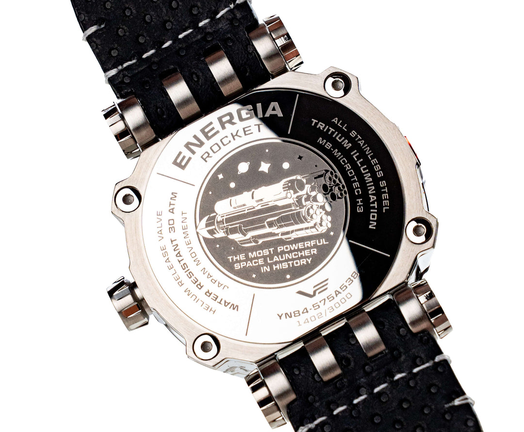 Energia Black Dial / Black Leather Black Dial
