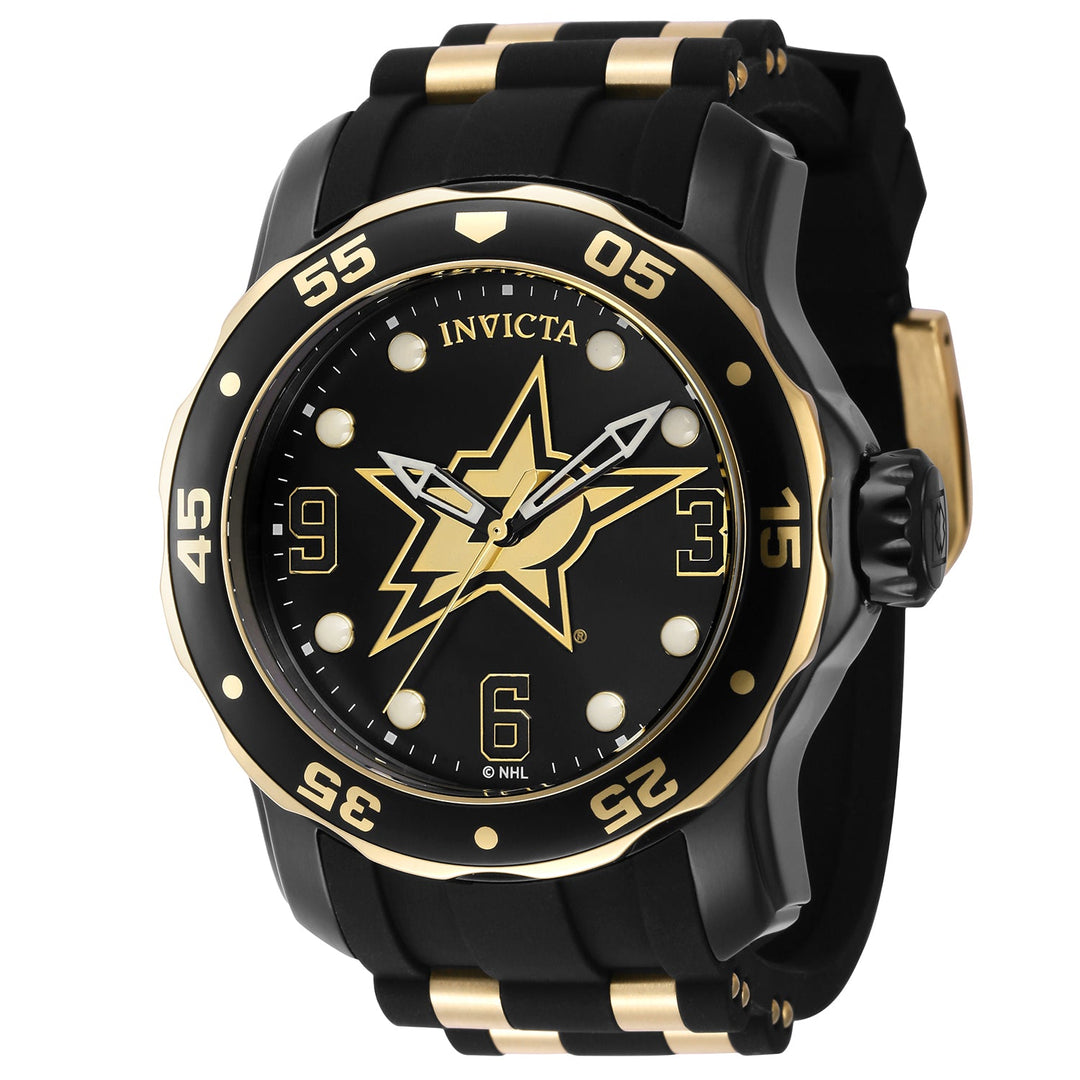 NHL Dallas Stars NHL Dallas Stars | Black and Gold Dial