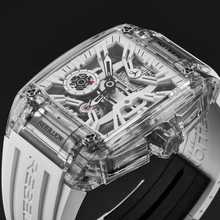 Re-Volt RBREV3H.SA.WH / White Skeletonized | White Skeletonized Dial
