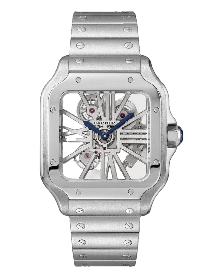 Cartier Santos Skeleton YG/Steel