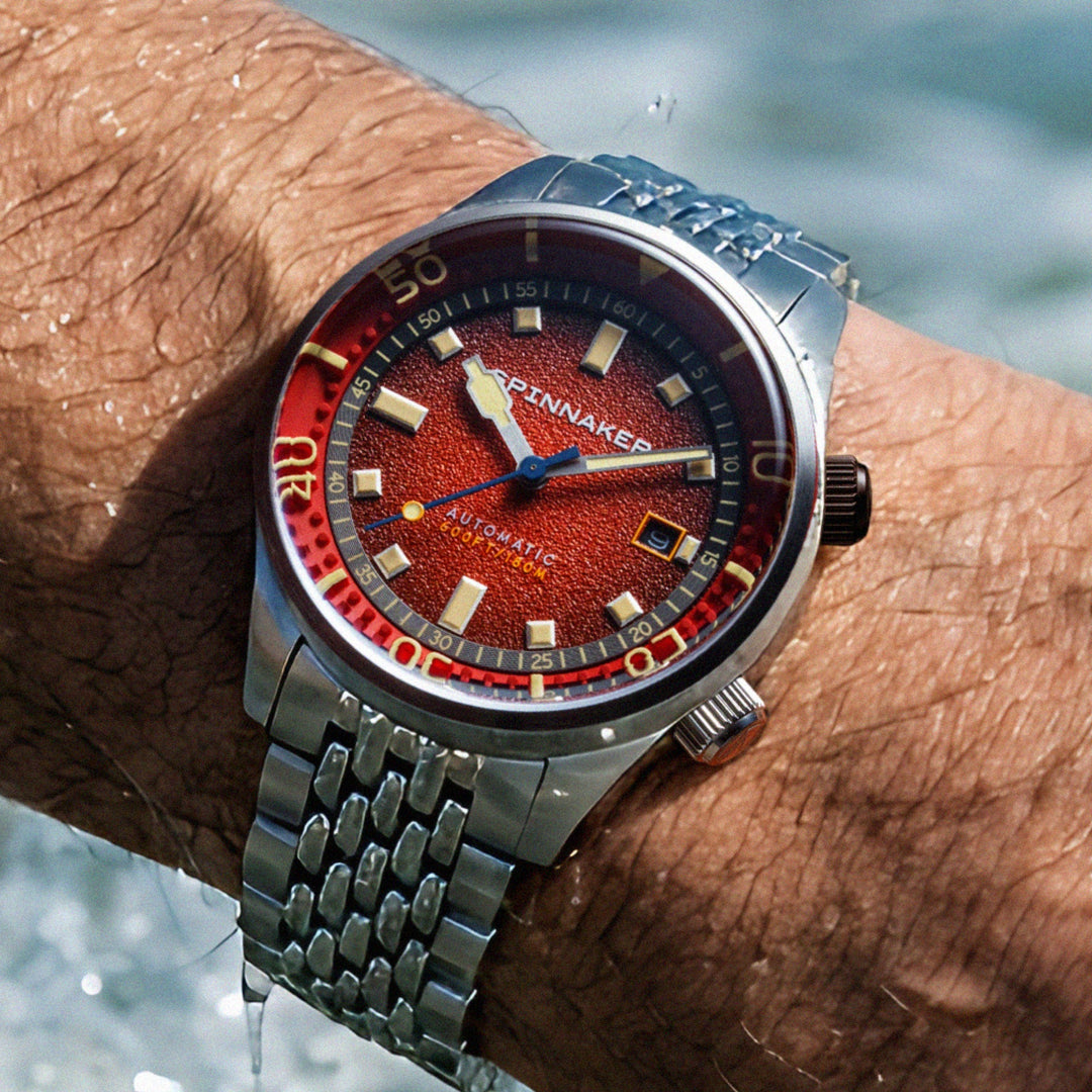 Bradner Automatic Red / Stainless Steel | Red Dial