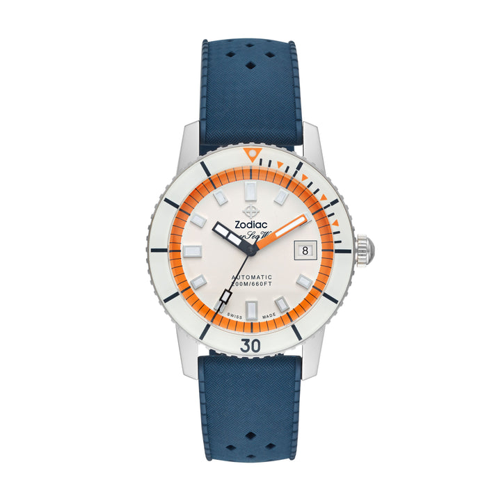 Super Sea Wolf ZO9270 White Dial