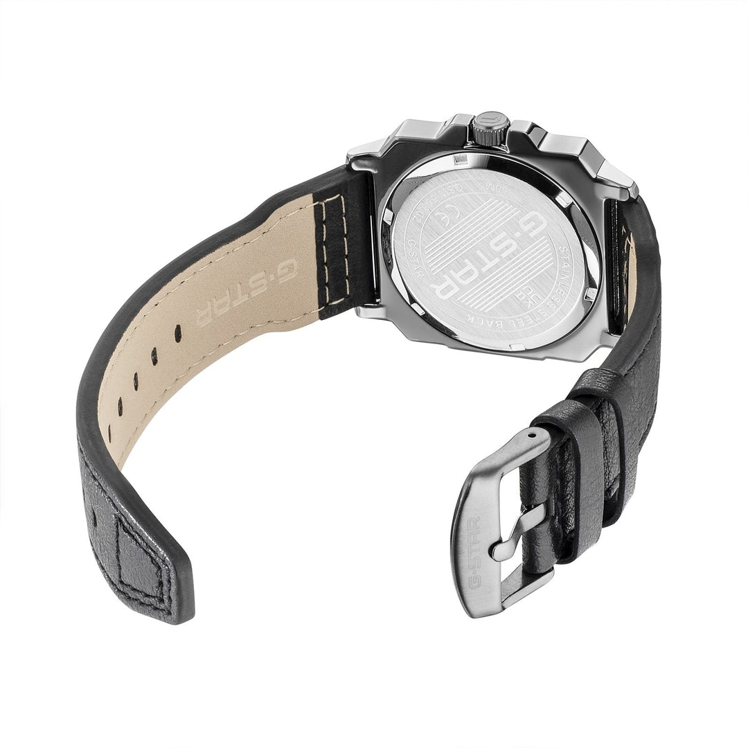 Cube Black Dial / Black Leather Strap Black Dial