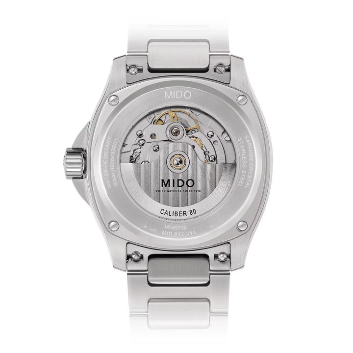 Multifort TV Big Date Black / Stainless Steel Black Dial