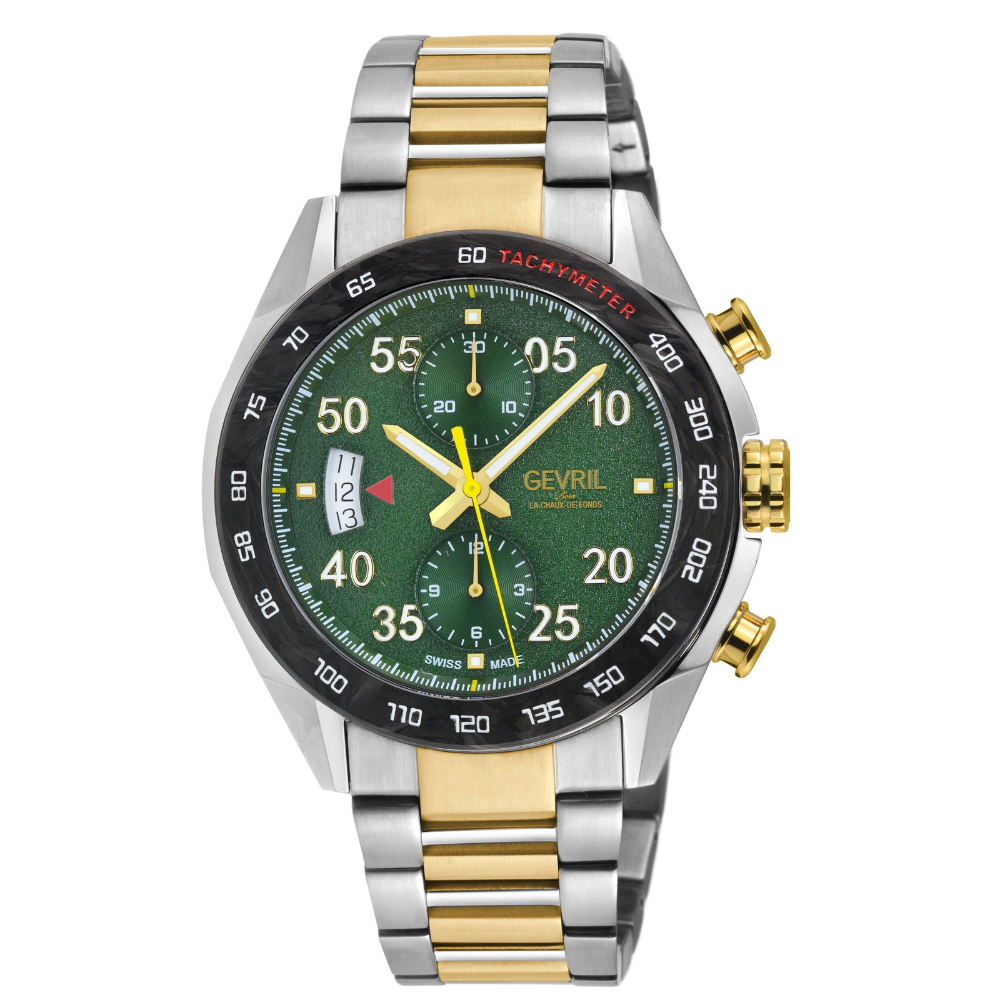 Ascari - Chronograph Swiss made Automatic Chrono Sellita SW500 forged carbon bez