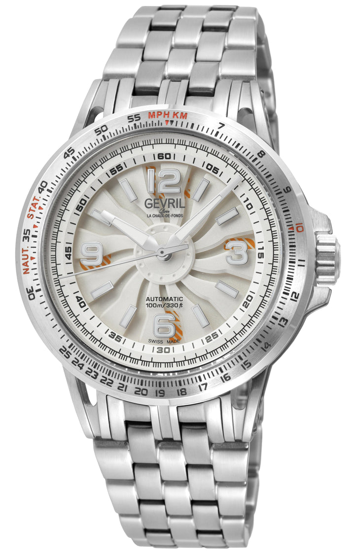 Wind Master Automatic Gevril Men's Automatic Wind Master Silver Dial Stainless S