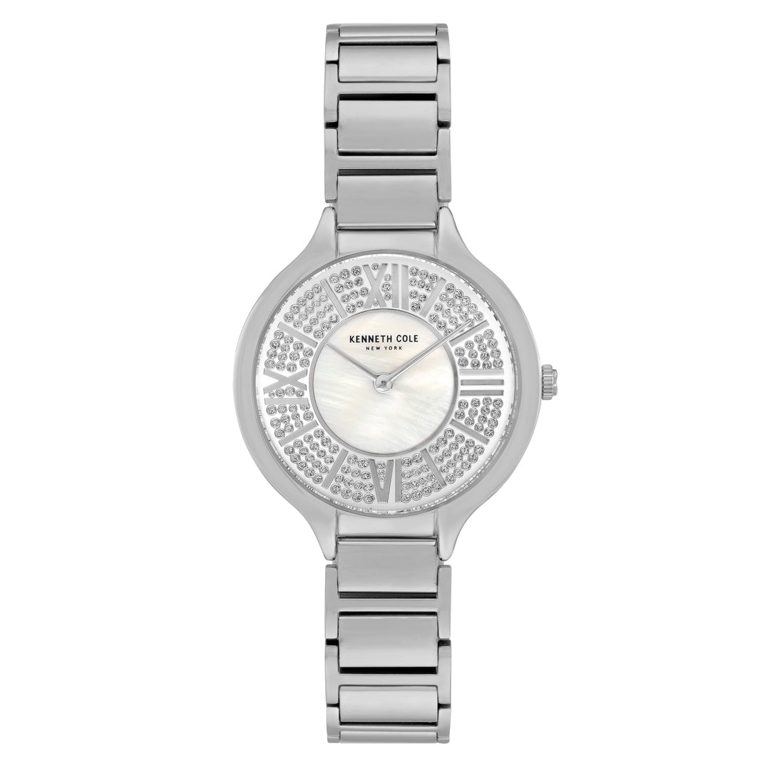 Classic 33 mm / White / Silver White Dial
