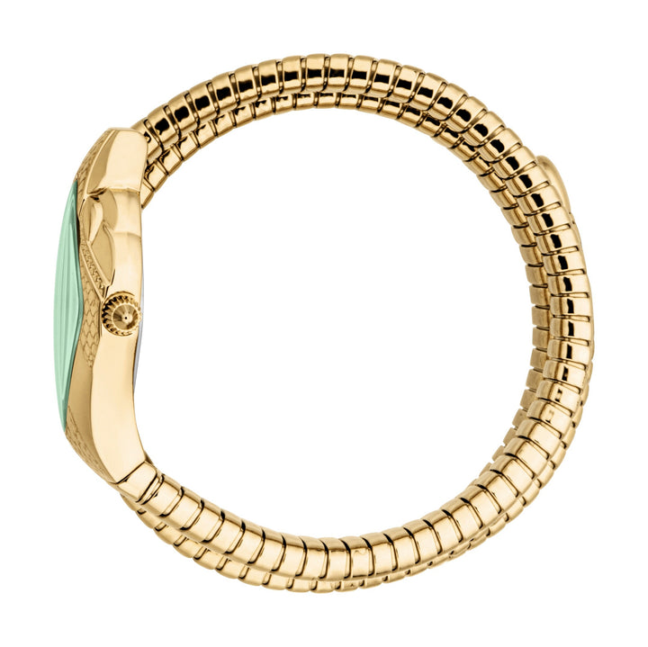 Snake 22mm / Dark Green / Gold Dark Green Dial